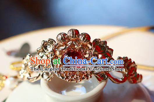 Handmade Chinese Traditional Hair Crown Hairpins Ancient Classical Hanfu Hair Accessories for Women