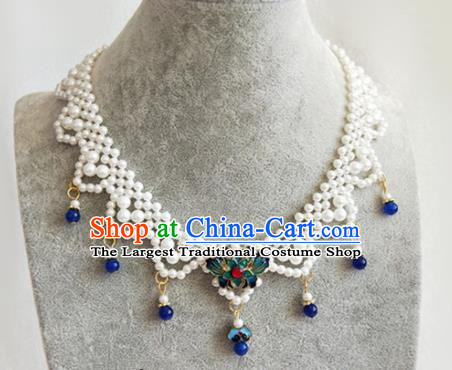 Chinese Traditional Necklace Traditional Classical Hanfu Jewelry Accessories for Women