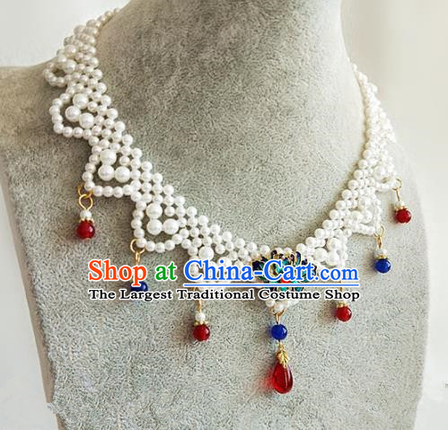 Chinese Traditional Hanfu Necklace Traditional Classical Jewelry Accessories for Women