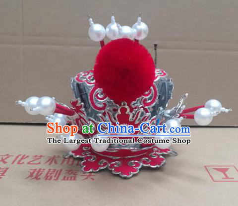 Traditional Chinese Beijing Opera Hairdo Crown Peking Opera Hair Accessories for Men