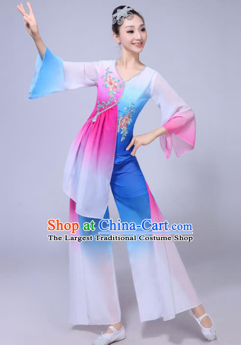 Chinese Traditional Stage Performance Yangko Dance Costumes Group Dance Folk Dance Clothing for Women