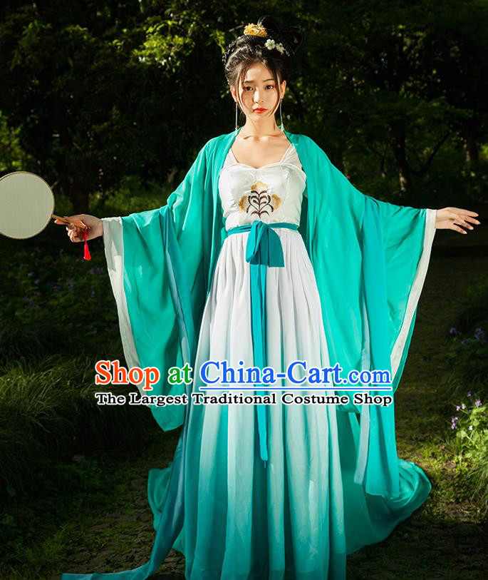 Traditional Chinese Ancient Imperial Consort Costumes Tang Dynasty Drama Concubine Yang Hanfu Dress for Women