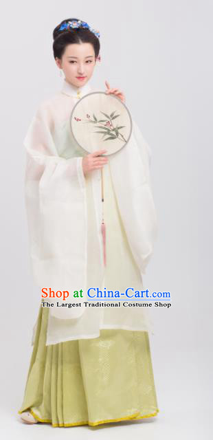 Chinese Traditional Ming Dynasty Historical Costumes Complete Set Ancient Imperial Consort Hanfu Dress for Women