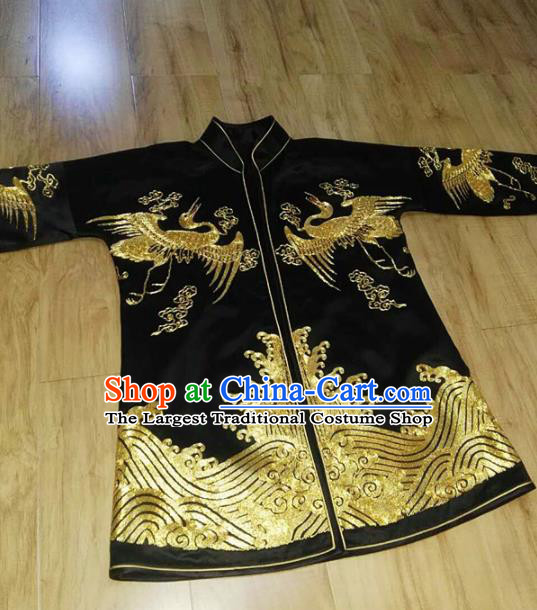 Chinese Traditional Costume Tang Suit Embroidered Silk Coat for Women