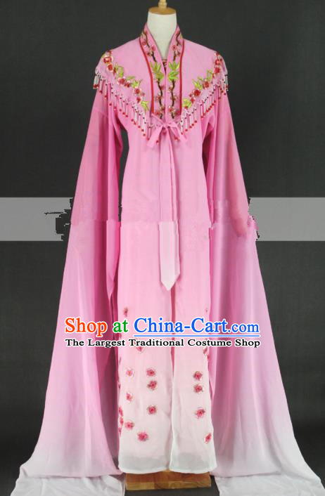 Chinese Traditional Peking Opera Diva Pink Dress Ancient Rich Lady Costume for Women