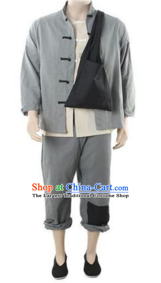 Ancient Chinese Poor People Costume Farmer Costumes for Men