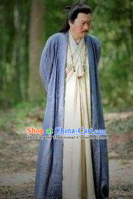 Chinese Ancient Mythlegend Emperor Fuxi Father God First Ancestor Fuxi Shi Tai Hao Costumes Complete Set