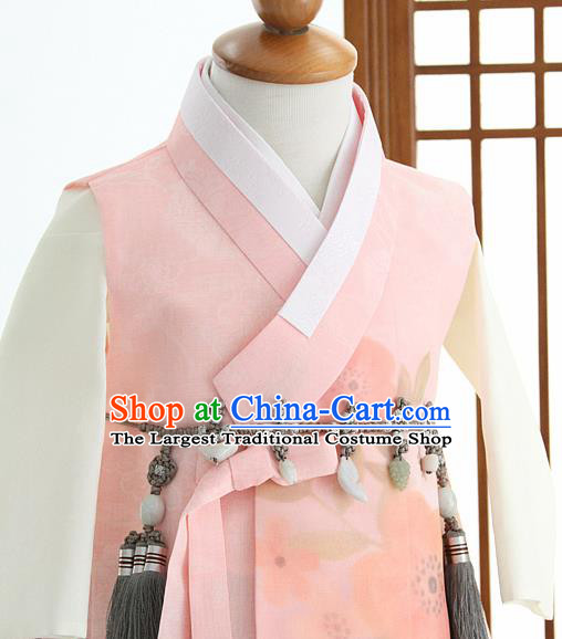 Traditional Korean Hanbok Waist Accessories Asian Korea Fashion Apparel Belts for Kids