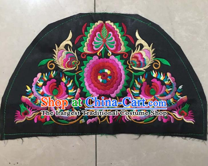 Chinese Traditional National Embroidered Applique Dress Patch Embroidery Cloth Accessories