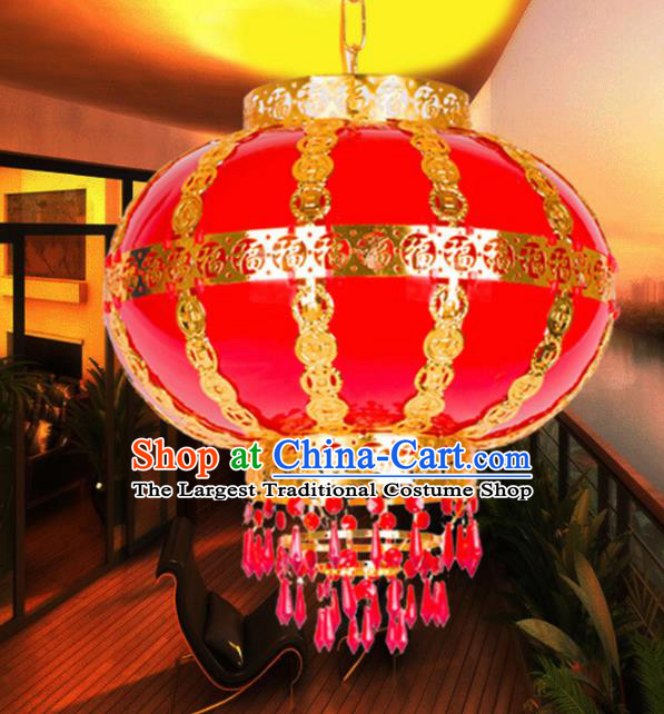 Handmade Traditional Chinese New Year Red Lantern Hanging Lantern Asian Palace Ceiling Lanterns Ancient Lantern