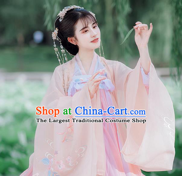 Traditional Chinese Tang Dynasty Imperial Consort Hanfu Dress Ancient Royal Princess Historical Costumes for Women