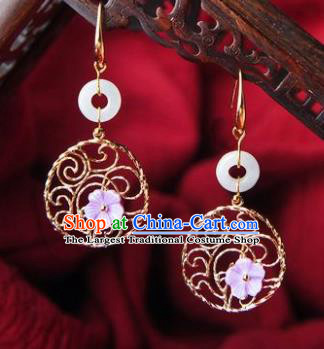 Traditional Chinese Classical Earrings Handmade Court Ear Accessories for Women