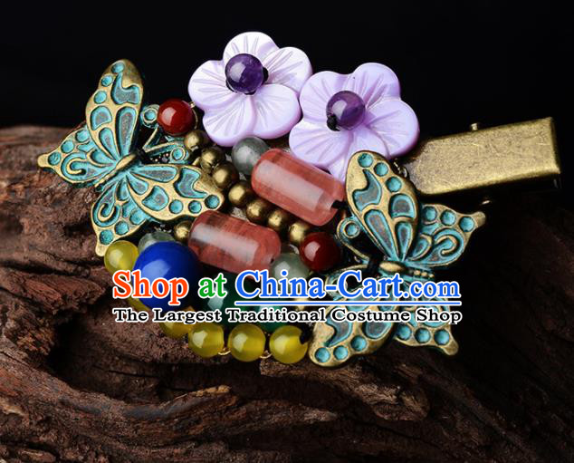 Traditional Chinese Hanfu Butterfly Hair Claw Ancient Court Princess Hairpins Hair Accessories for Kids