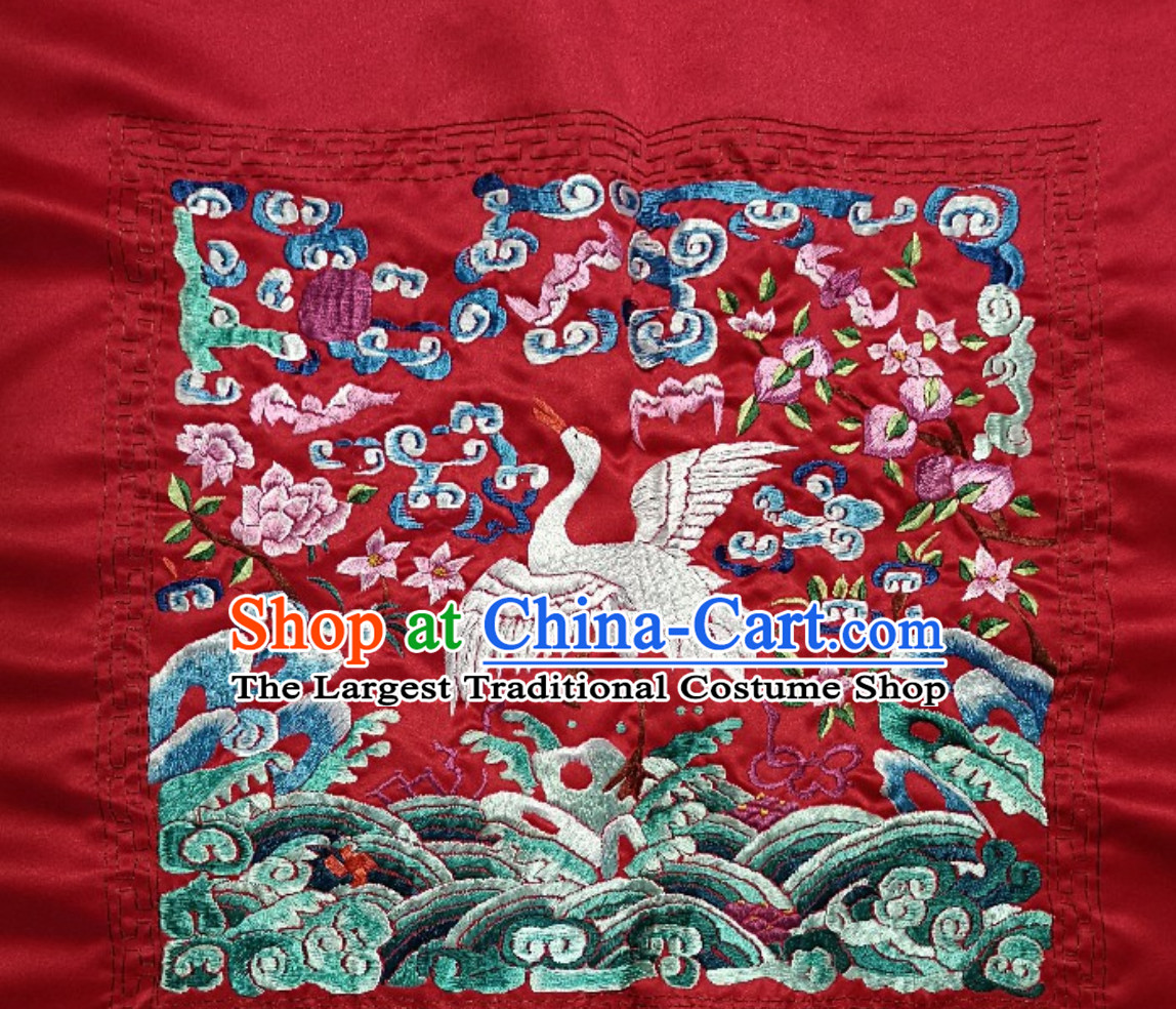 Traditional Qing Dynasty Officer Bu Zi Embroidery Arts