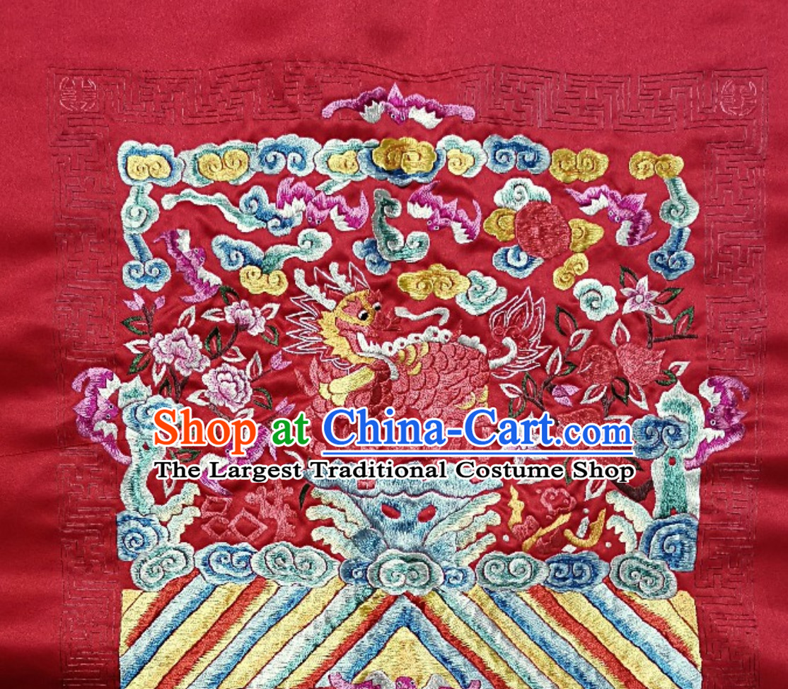 Traditional Qing Dynasty Style Officer Bu Zi Embroidery Arts