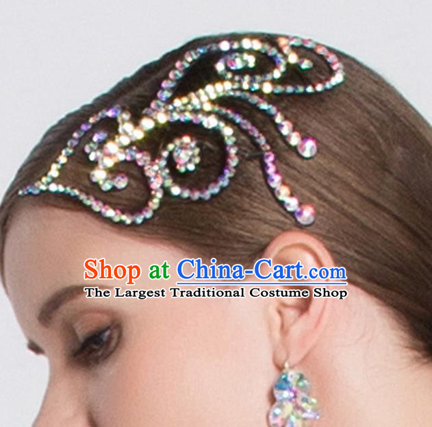 Top Grade Latin Dance Hair Claw Modern Dance International Ballroom Dance Hair Accessories for Women