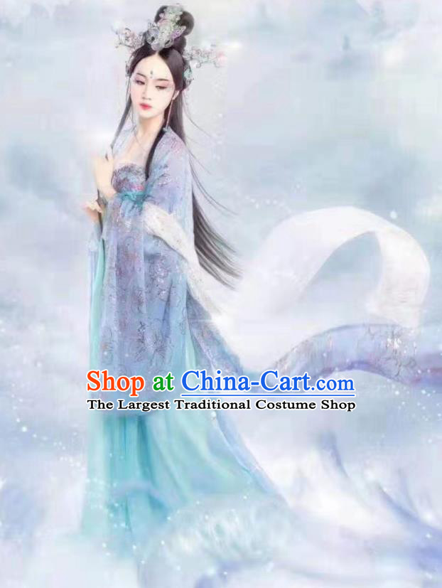 Ancient Chinese Tang Dynasty Imperial Consort Hanfu Dress Court Lady Historical Costumes for Women