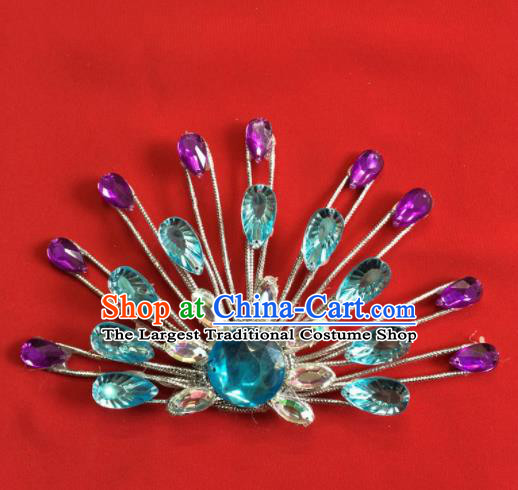 Chinese Beijing Opera Actress Hair Claw Traditional Peking Opera Princess Hair Accessories for Women