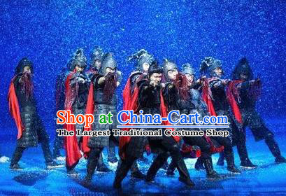 Chinese The Romantic Show of Songcheng General Stage Performance Dance Costume for Men