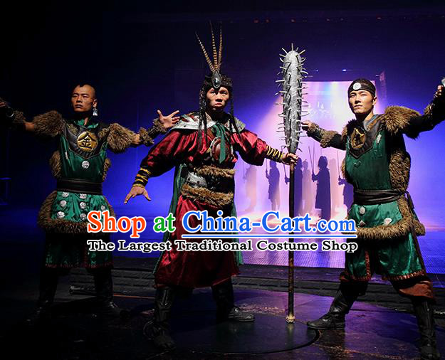 Chinese The Romantic Show of Songcheng General Stage Performance Dance Costume for Men