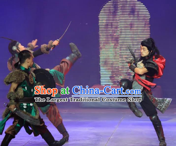 Chinese The Romantic Show of Songcheng General Stage Performance Dance Costume for Men