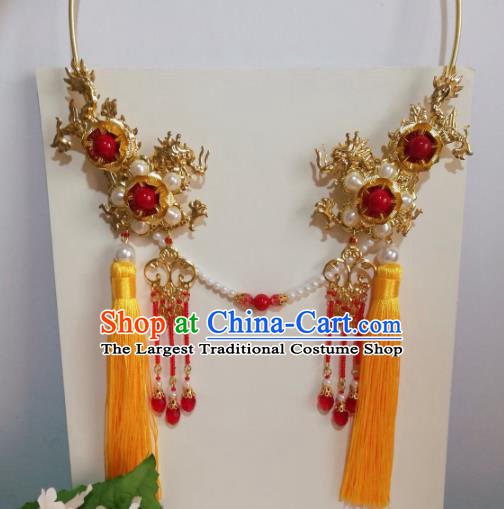 Traditional Chinese Classical Tassel Necklace Hanfu Jewelry Accessories for Women