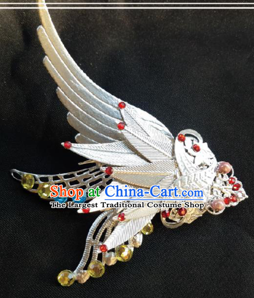 Traditional Chinese Cosplay Swordsman Wing Hair Claw Hairpins Ancient Hanfu Hair Accessories for Women