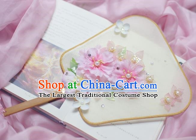 Traditional Chinese Hanfu Silk Fans Ancient Princess Palace Fans for Women