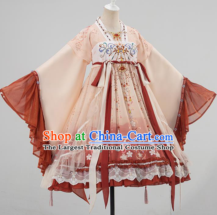 Traditional Chinese Cosplay Princess Dress Ancient Court Lady Costume for Women