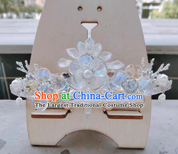 Traditional Chinese Hanfu Palace Royal Crown Hairpins Ancient Princess Hair Accessories for Women