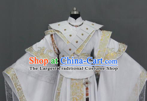 Chinese Traditional Cosplay Taoist King Costumes Ancient Swordsman Clothing for Men