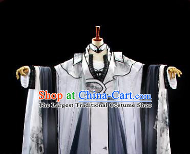 Traditional Chinese Cosplay Imperial Princess Song Ning Dress Ancient Drama Goddess Costumes for Women