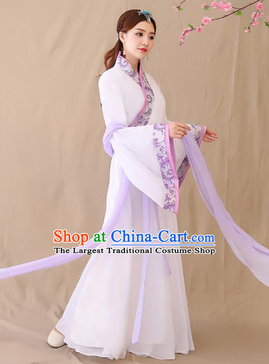 Chinese Ancient Han Dynasty Historical Costumes Traditional Palace Lady Hanfu Dress for Women