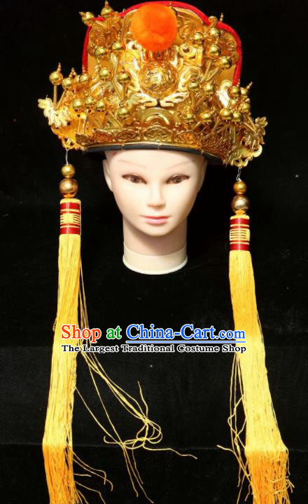 Chinese Traditional Beijing Opera Royal Highness Hat Peking Opera Emperor Hat