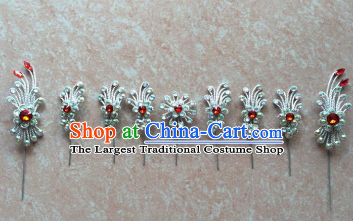 Asian Chinese Beijing Opera Hair Accessories Hair Clip Ancient Princess Hairpins Complete Set for Women