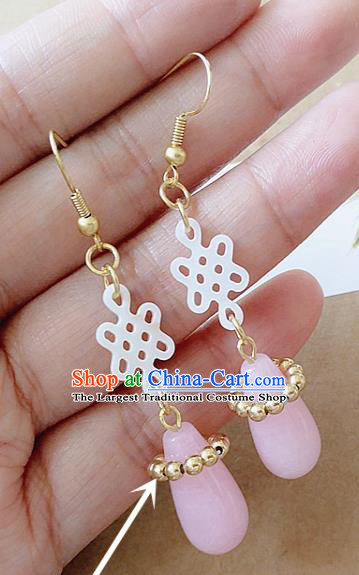 Chinese Ancient Hanfu Jewelry Accessories Traditional Palace Earrings for Women