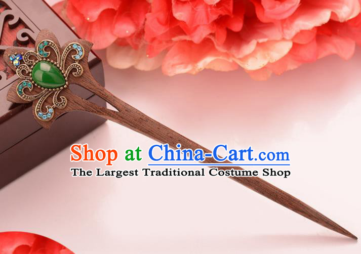 Chinese Ancient Hair Accessories Traditional Palace Ebony Hairpins for Women