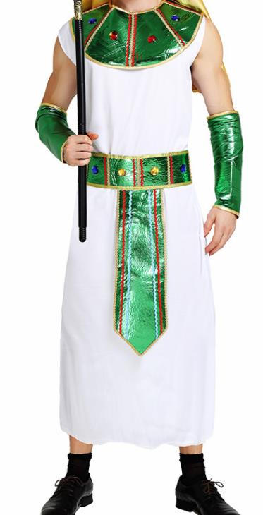 Traditional Egypt King Costume Ancient Egypt Pharaoh Clothing for Men