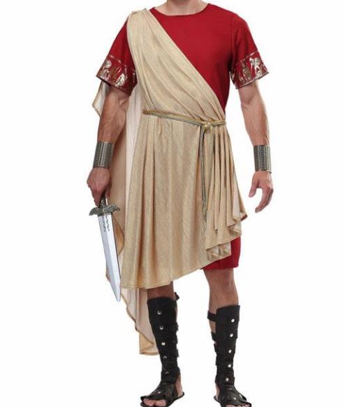 Traditional Greek Male Costume Ancient Greek Warrior Clothing Chitons for Men