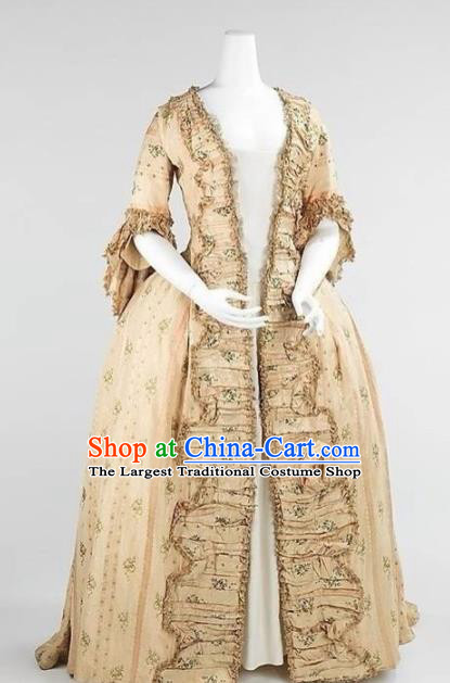 Traditional Roman Costume Ancient Rome Dowager Dress Court Clothing for Women