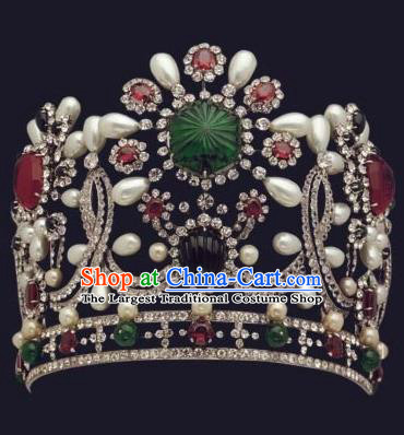 Traditional Egyptian Queen Hair Accessories Ancient Egypt Pearls Royal Crown for Women