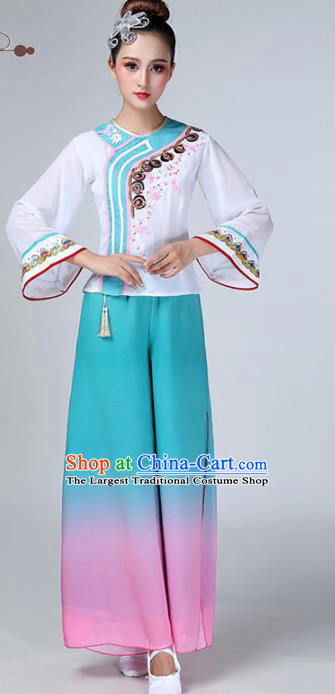 Chinese Traditional Stage Performance Yangko Dance Costume Folk Dance Clothing for Women