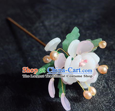 Chinese Ancient Handmade Flowers Hairpins Traditional Classical Hair Accessories for Women