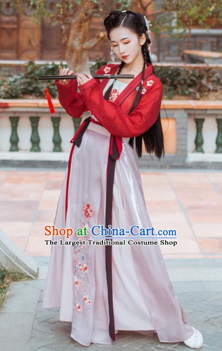 Chinese Traditional Ming Dynasty Female Knight Historical Costume Ancient Swordswoman Hanfu Dress for Women