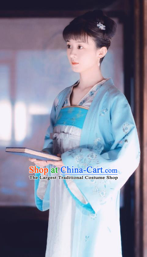 Chinese Ancient Drama The Story Of MingLan Song Dynasty Nobility Lady Embroidered Historical Costume for Women