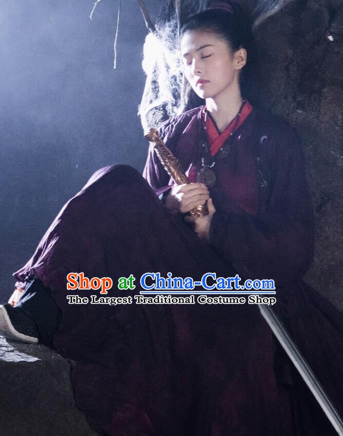 Chinese Ancient Traditional Costume Drama Zhao Yao Nobility Lady Swordswoman Hanfu Dress for Women