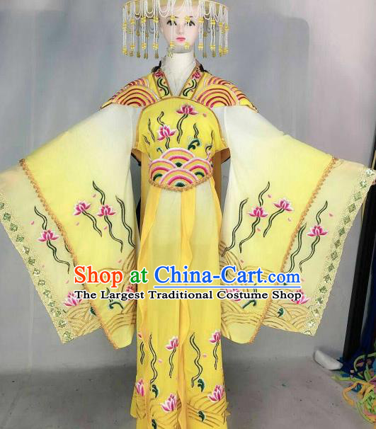 Chinese Traditional Beijing Opera Diva Embroidered Dress Ancient Dragon Princess Costume for Women