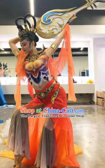 Chinese Traditional Classical Dance Costume Fairy Dance Stage Performance Dress for Women