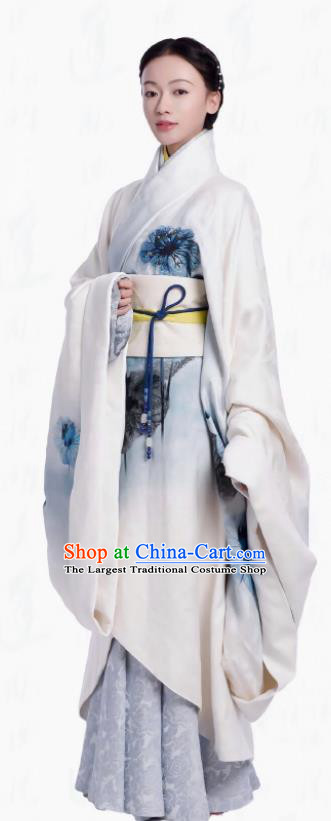 Ancient Chinese The Lengend of Haolan Warring States Period Imperial Consort Historical Costume for Women