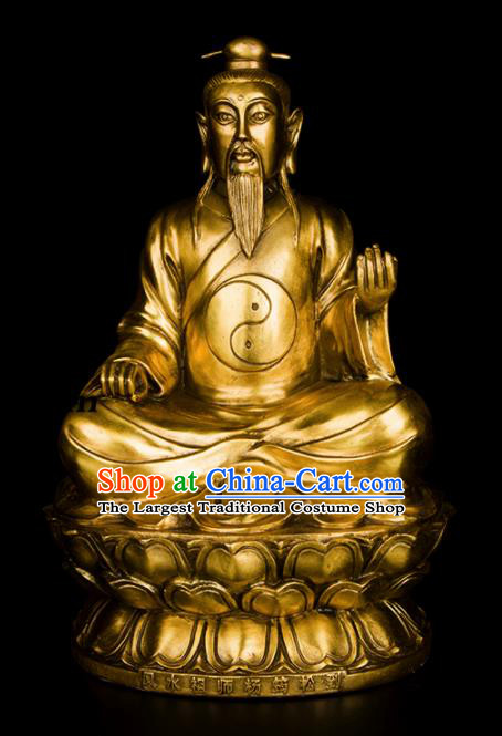 Chinese Traditional Feng Shui Items Bagua Decoration Brass Statue